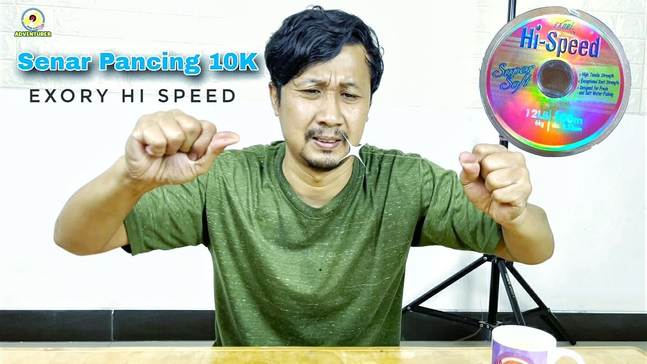 Review Senar Pancing Exory Hi Speed - Review Senar pancing murah - YouTube