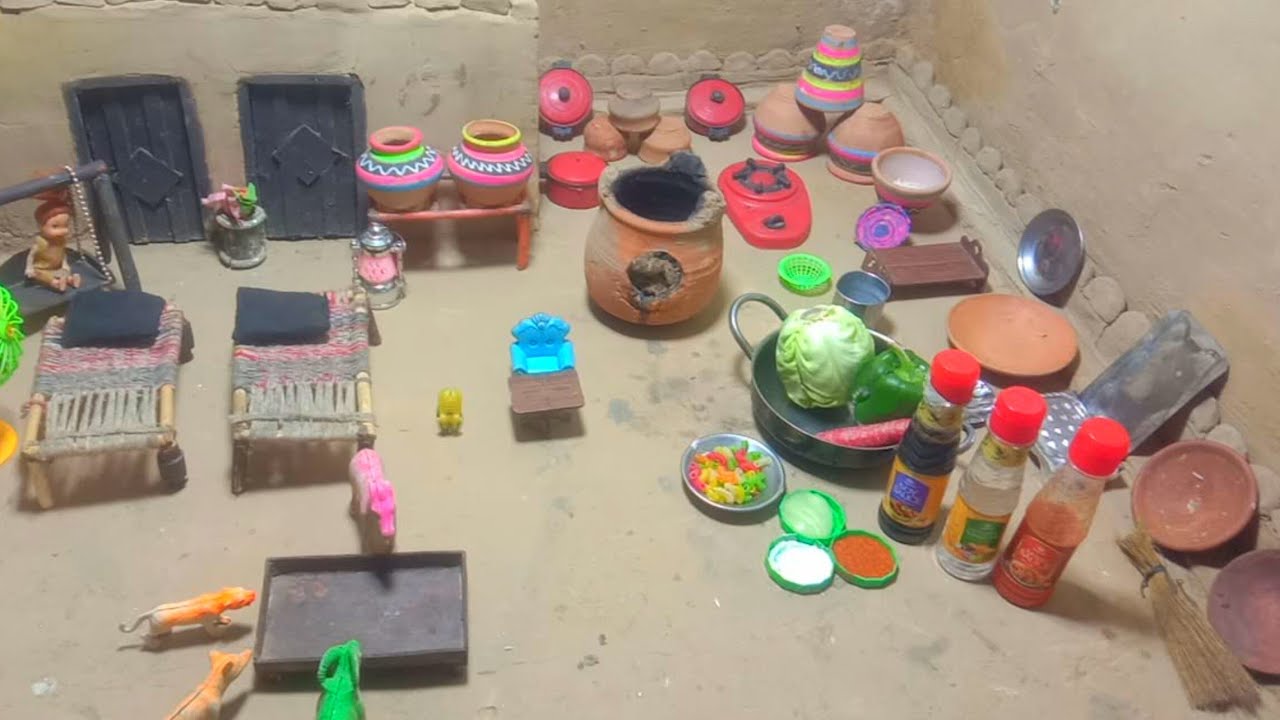 Macaroni+miniature recipe house wife ll Chhoti Si Rasoi😋