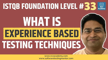 ISTQB Foundation Level #33 - Experience Based Testing Techniques