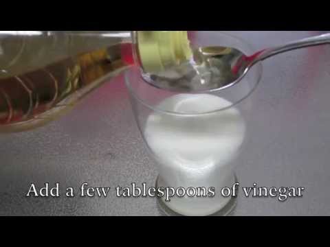 Milk and Vinegar Experiment