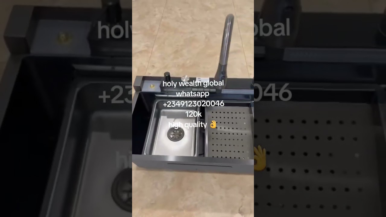 Luxury Multifunctional Stainless Steel Kitchen Sink – Modern Design