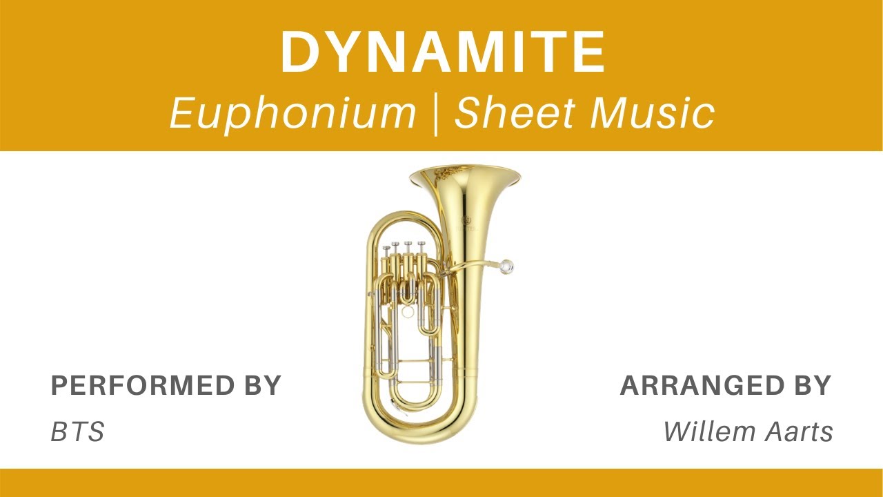 Dynamite - BTS | Euphonium | Sheet Music
