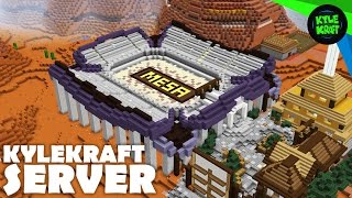 MINECRAFT ARENA in the NEW (Mesa-Town) Spawn!