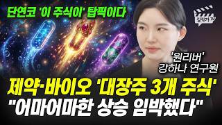 제약·바이오 '대장주 3개 주식', 어마어마한 상승 임박했다 (원리버 강하나 연구원)
