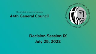 GC44 Decision Session 9