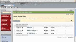 Creating a Clickable Link in a Blackboard Discussion