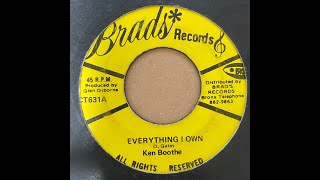 Ken Boothe - Everything I Own【7-21128】 - YouTube