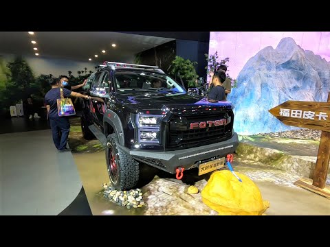 2021 BAIC FOTON General Pickup Walkaround—2020 Beijing Motor Show—2021款福田大将军，外观与内饰实拍