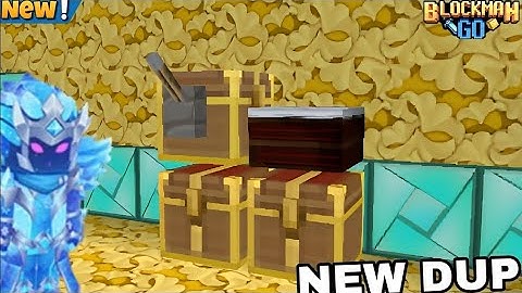 New duplication glitch skyblock blockman go || blockman go skyblock hack 