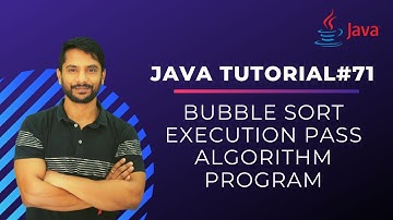 Bubble Sort in Java | Java Programming | In Hindi