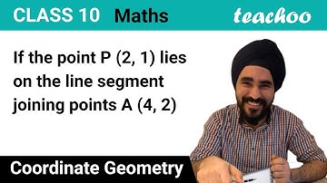 If point P (2, 1) lies on line segment joining points A (4, 2) - MCQ - Teachoo