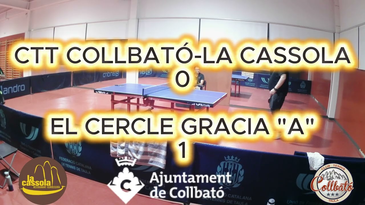 VETERANS 4a B   CTT COLLBATÓ-LA CASSOLA  /  EL CERCLE  GRACIA "A"   29/09/2025