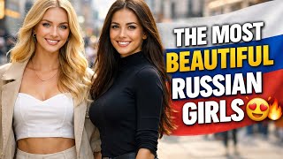 Most Attractive Russian Girls Street View 4Kultrahdrussian Girls Lifestyle Beauty, Fashion
