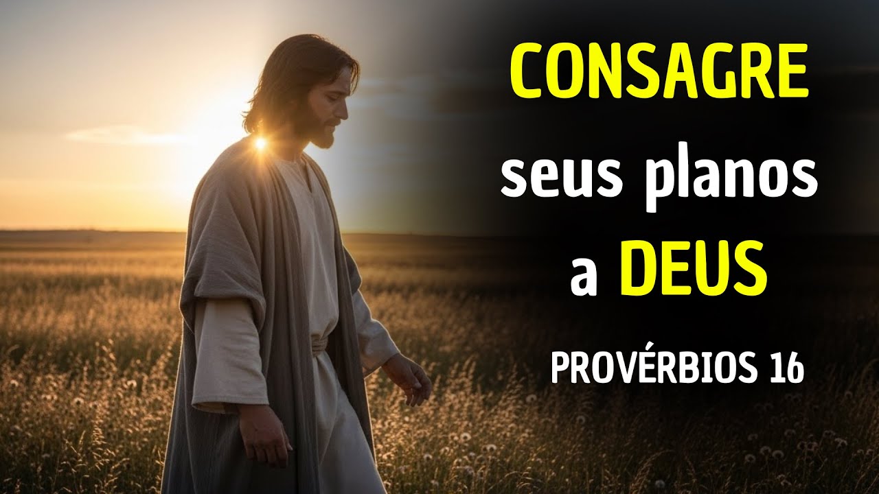 CONSAGRE ao SENHOR tudo o que você faz, e os seus planos serão bem-sucedidos | PROVÉRBIOS 16