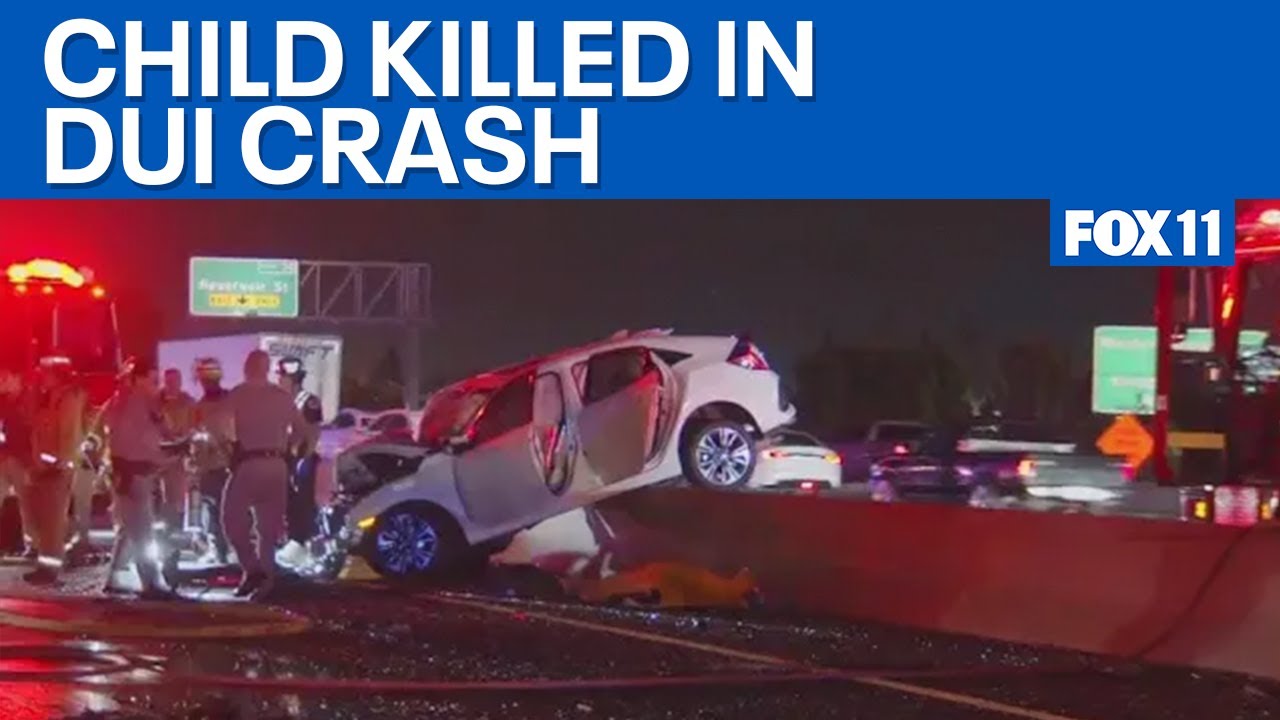 Child dies in wrong way DUI crash in Pomona - YouTube