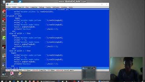 Tutorial membuat program kalkulator sederhana dan rumus bangun datar