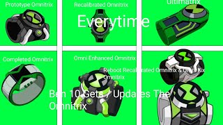 Everytime Ben 10 Gets/Updates The Omnitrix #RestoreTheOmniverse