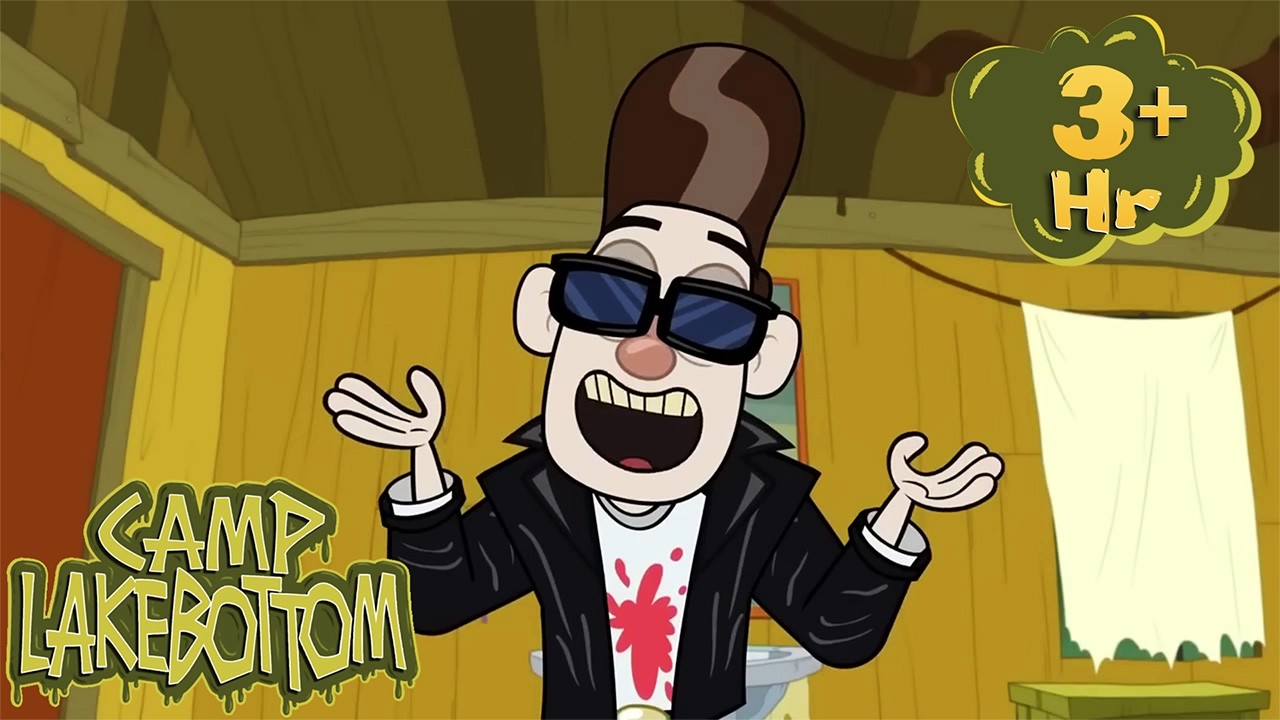 Bloody Marty 😎 | NEW COMPILATION | Funny Cartoons for Kids | Camp Lakebottom