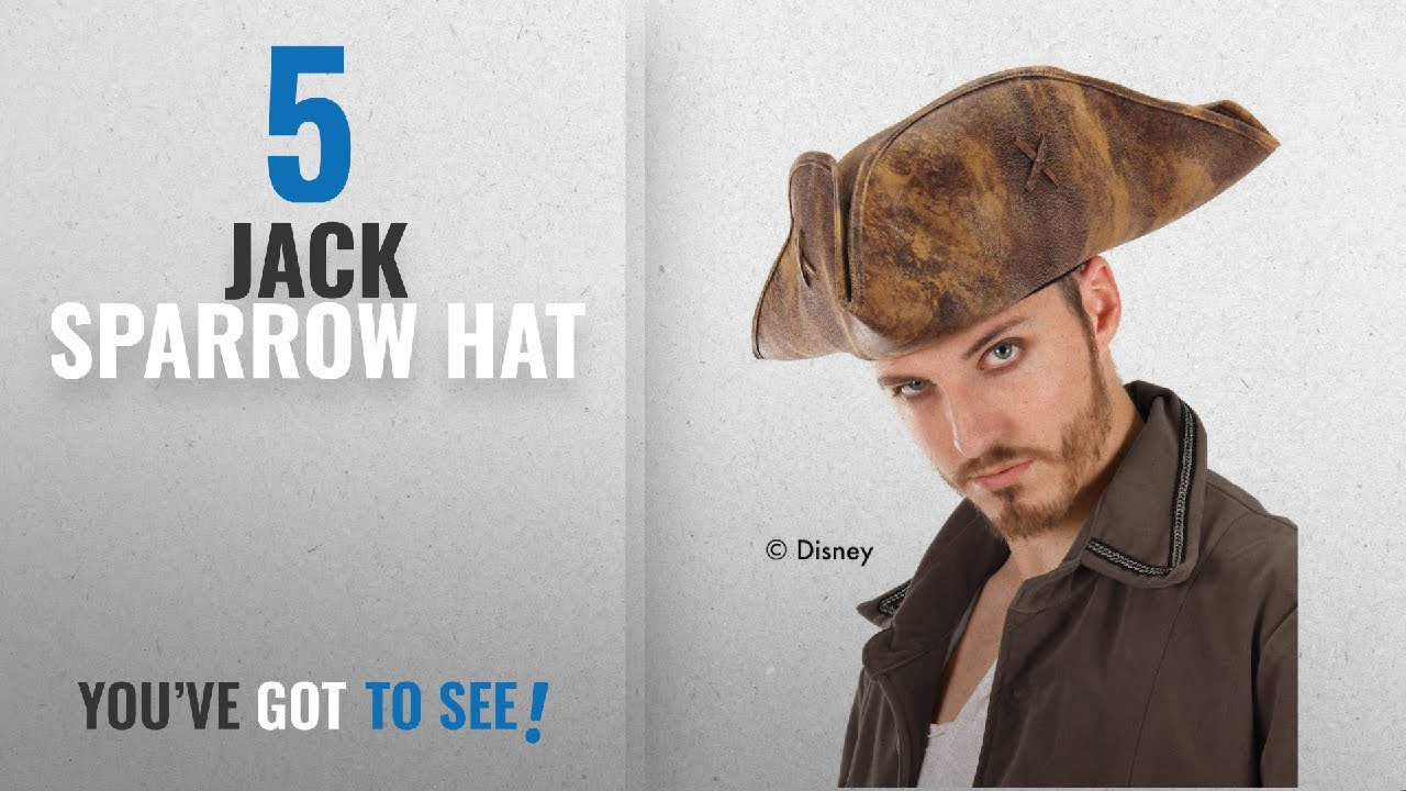 Top 10 Jack Sparrow Hat [2018]: Disney Pirates Jack Sparrow Costume Hat by elope toysrus