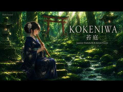 KOKENIWA — 苔庭 | Japanese Shakuhachi & Stream Sounds for Deep Focus, Study & Healing