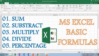 Excel Formulas (Addition, Subtraction, Multiplication, Division & Percentage) - The Easy Way