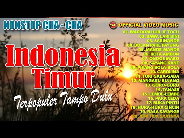 Nonstop Cha Cha Indonesia Timur Terpopuler Tempo dulu I Lagu Ambon Terbaru (Official Music Video) class=