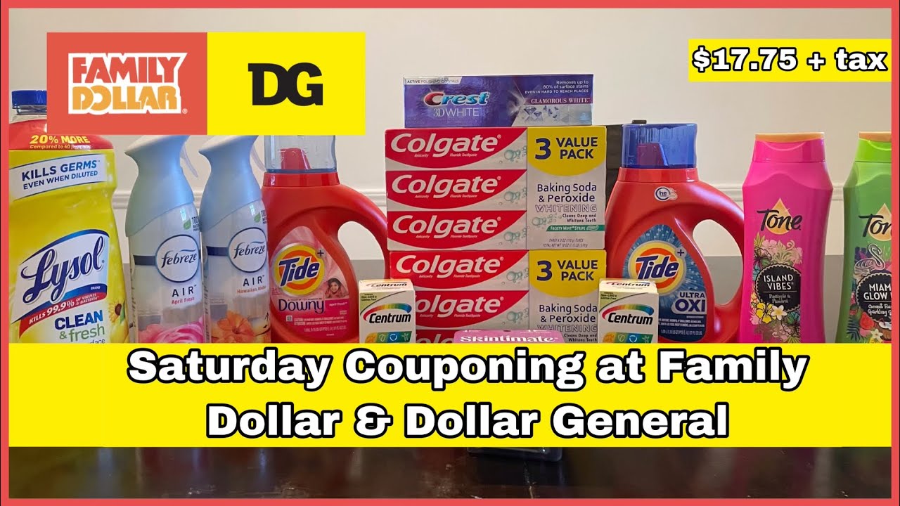 Coupon Deals for Saturday 3/12/22 | Family Dollar | Dollar General $5 off  $25