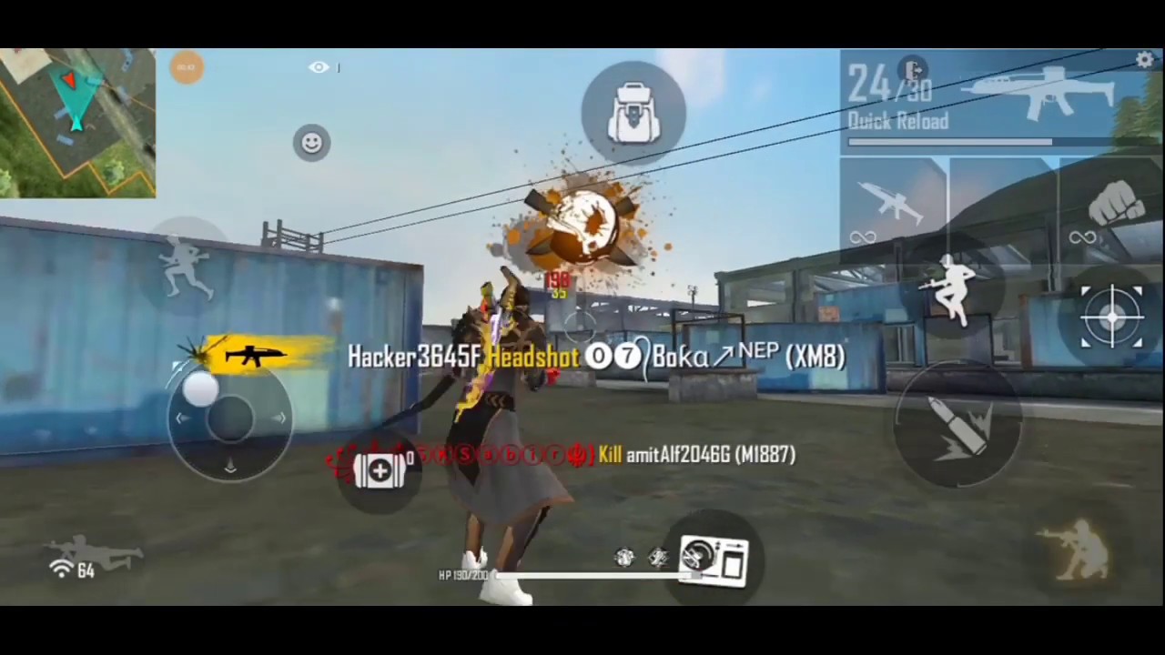 The Power Of New XM8 Gun Skin || FREE FIRE ||TRAINING - YouTube