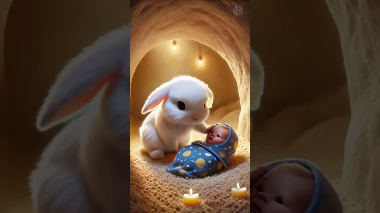 "Rabbit 🐰 saves baby from drowning 😫 