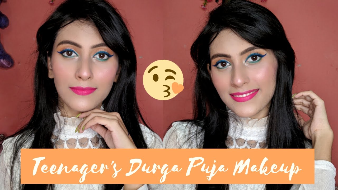 Teenager's Special Durga Puja Makeup 2020 | Bengali | Look 2 | Little Miss Shree