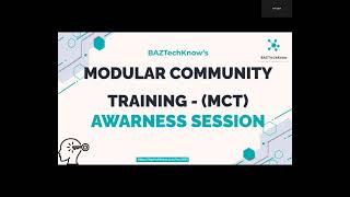 MCT Awareness session 06Apr2025
