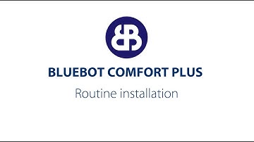 Bluebot app - set-up cleaning routines for the Bluebot COMFORT Plus