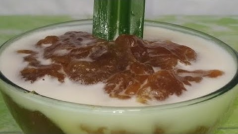 Thumbnail of cara membuat Bubur Sagu gulmer||untuk penderita asam lambung,skip santan