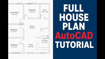 AutoCAD Full House Plan Drawing Tutorial (Step-by-Step) | Professional Training for Civil Engineers