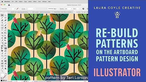 Rebuilding a Repeat Pattern from the Pattern Fill on an Artboard in Illustrator
