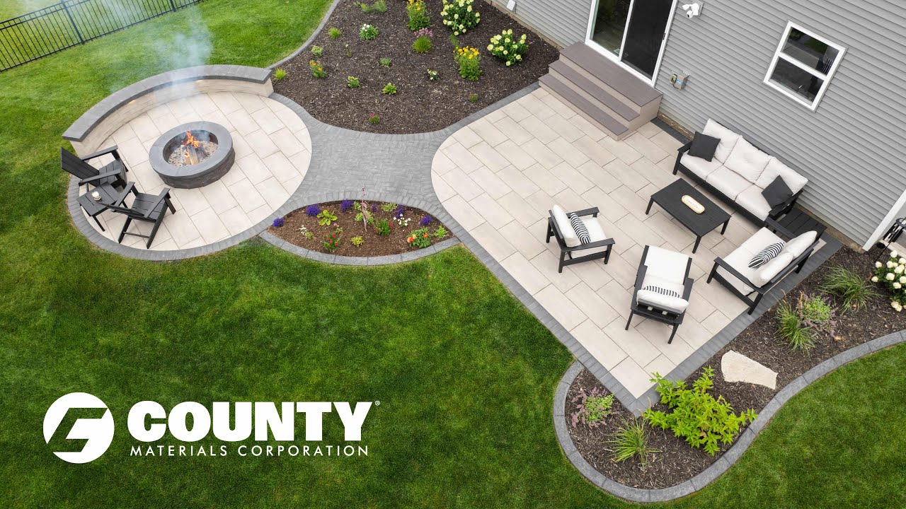 Concrete Landscape Products Create Inviting Gathering Spaces in Minnesota Backyard