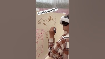 Drawing with VR and Sketchar app on Meta Quest vr headset. #sketchar #vr #metaquest #ardrawing #art