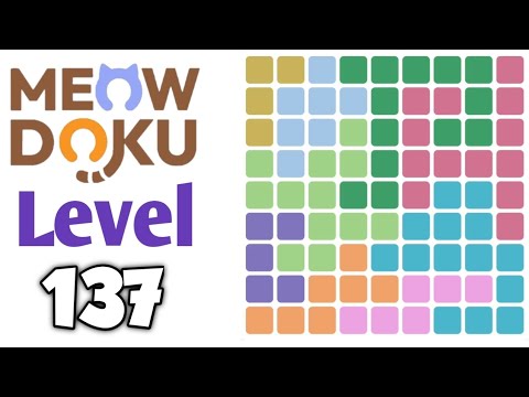 Meowdoku: Brain Puzzle Games Level 137 Walkthrough