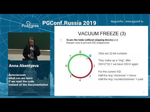 PGConf.Russia 2019 Anna Akentyeva «Autovacuum: what can we learn if we read the code»