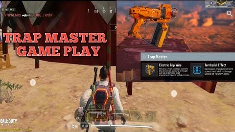 HOW TO USE TRAP MASTER PROPERLY IN BATTLE ROYALE CALL OF DUTY MOBILE SOLO VS SQUAD