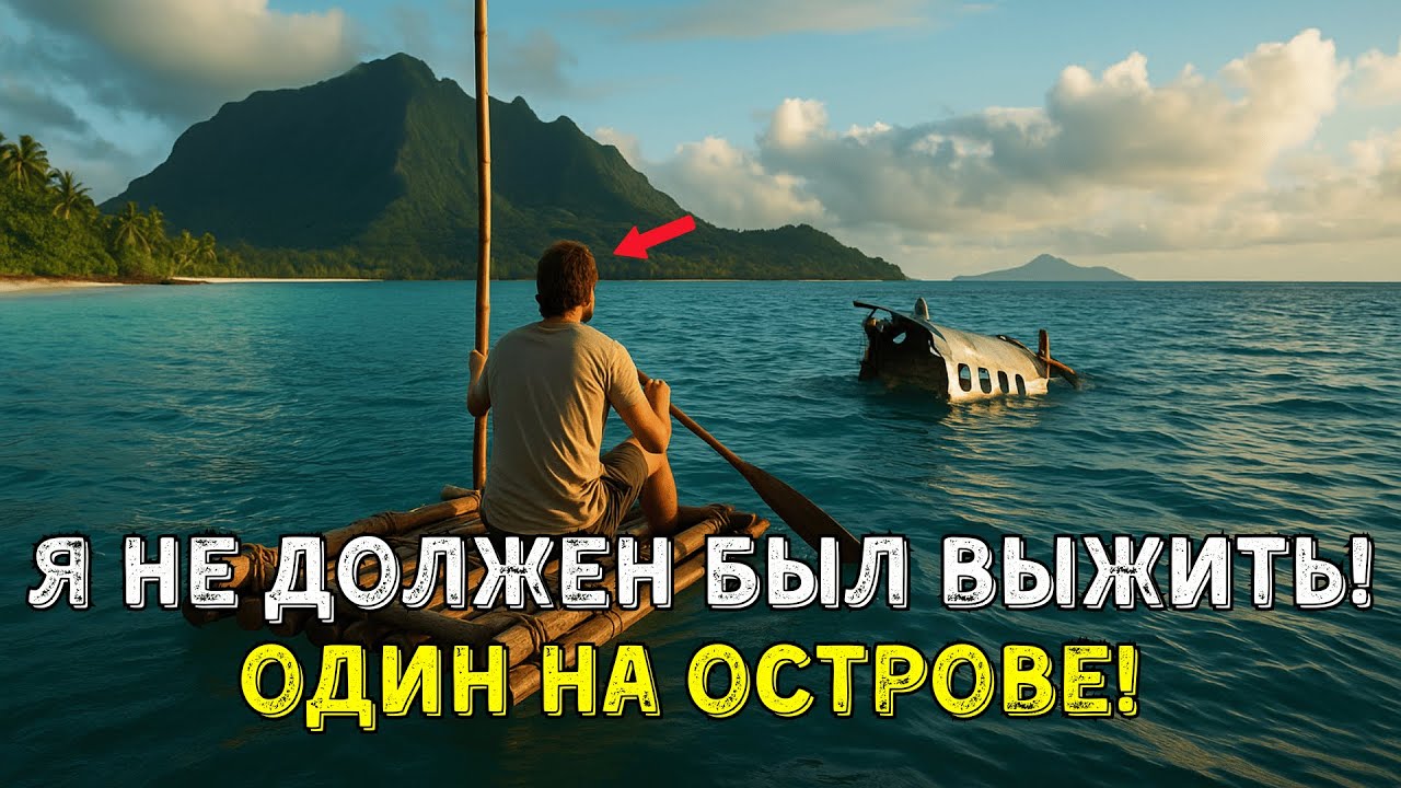 Самолёт Рухнул В Океан — Я Выжил На Необитаемом Острове | 2555 ДНЕЙ АДА!