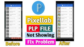 Pixellab PLP File Not Showing।। Pixellab এ PLP File হচ্ছে না কেন ? Fix That Problem #habibur_rahman