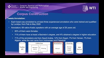 A Competition of Arabic Tweets Sentiment Analysis by Dr. Xiangliang Zhang