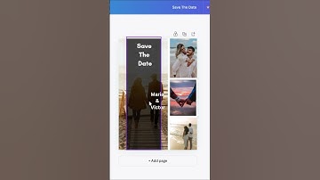 Create your Save The Date in Canva!