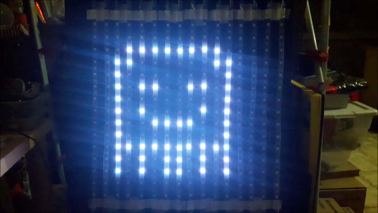 How To Build Your Own LED Display From Addressable Rgb LED Strips YouTube How To Build Your Own LED Display From Addressable Rgb LED Strips YouTube