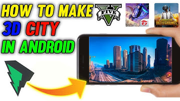 How to make games like GTA 5, Free Fire in android || GTA jaisa game kaise banaye || create 3d games