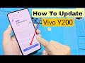 How to Update Vivo Y200 Software Funtouch OS Latest Version 2026