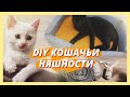 DIY кошачьи игрушки и кроватка