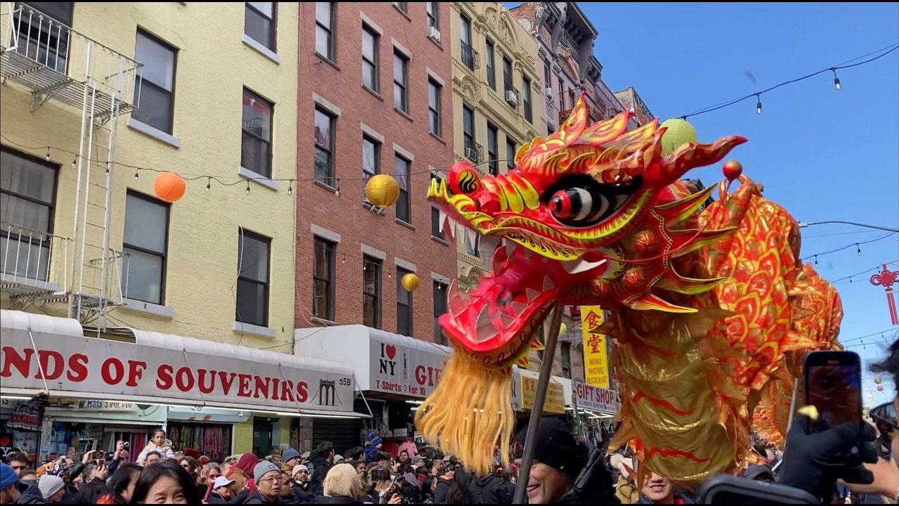 NYC Chinatown Lunar New Year Parade 2026 | Full Parade | Dragon & Lion Dance & More