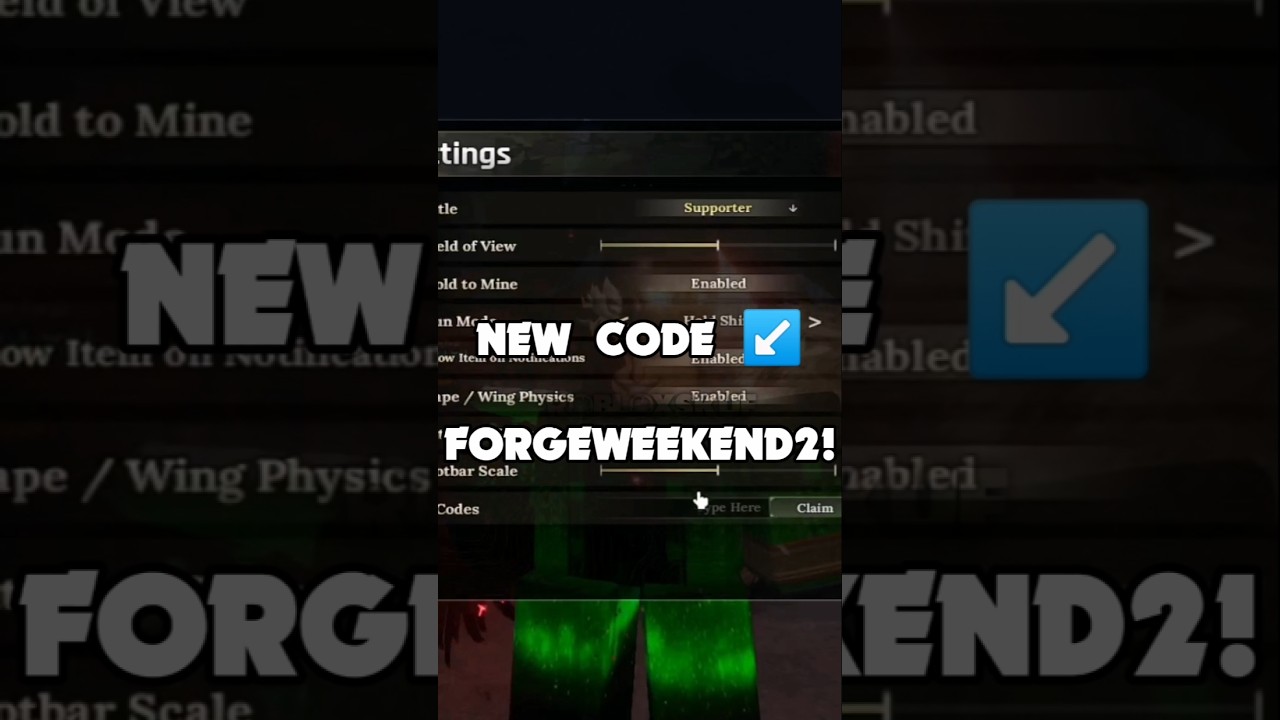 NEW CODE THE FORGE КОД КОВКА ARCHANGEL НОВЫЙ КОД АРХАНГЕЛ 